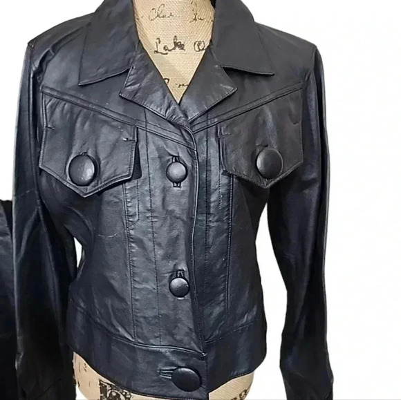 Metrostyle Vintage Leather Blazer & Pants Set – Size 14 🔥 - Picture 4 of 13